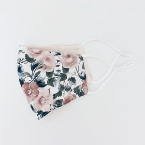 Pink Floral Mask